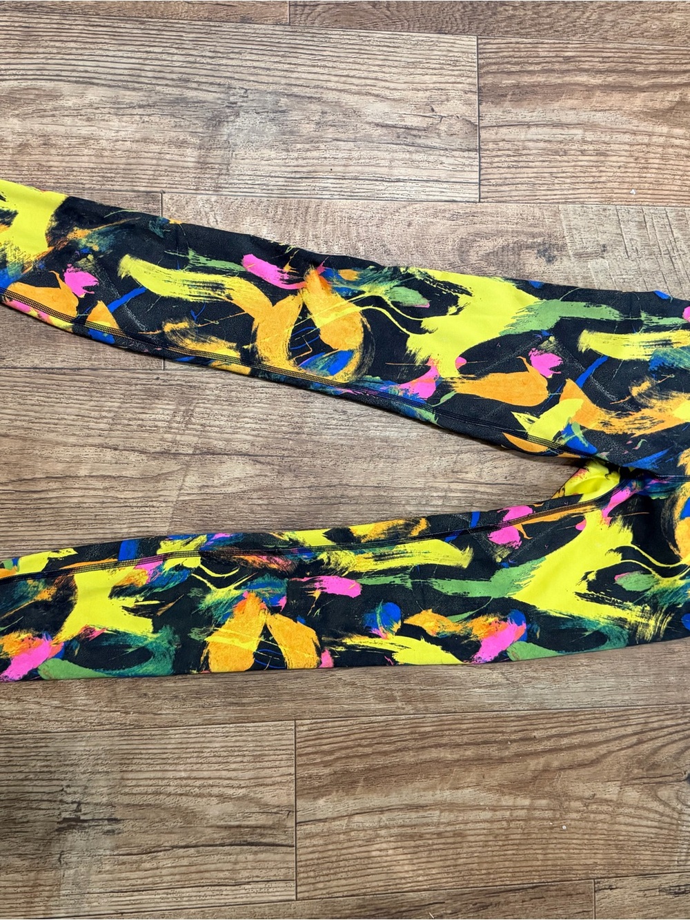 Lululemon Leggings - Multicolor Paint-Print